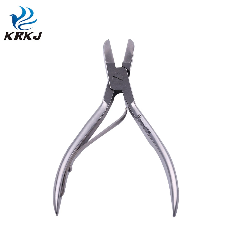 Kd713 Hardness Blade Stainless Steel Pig Hog Piglet Sow Tooth Cutter Cutting Plier with Spring Sheet