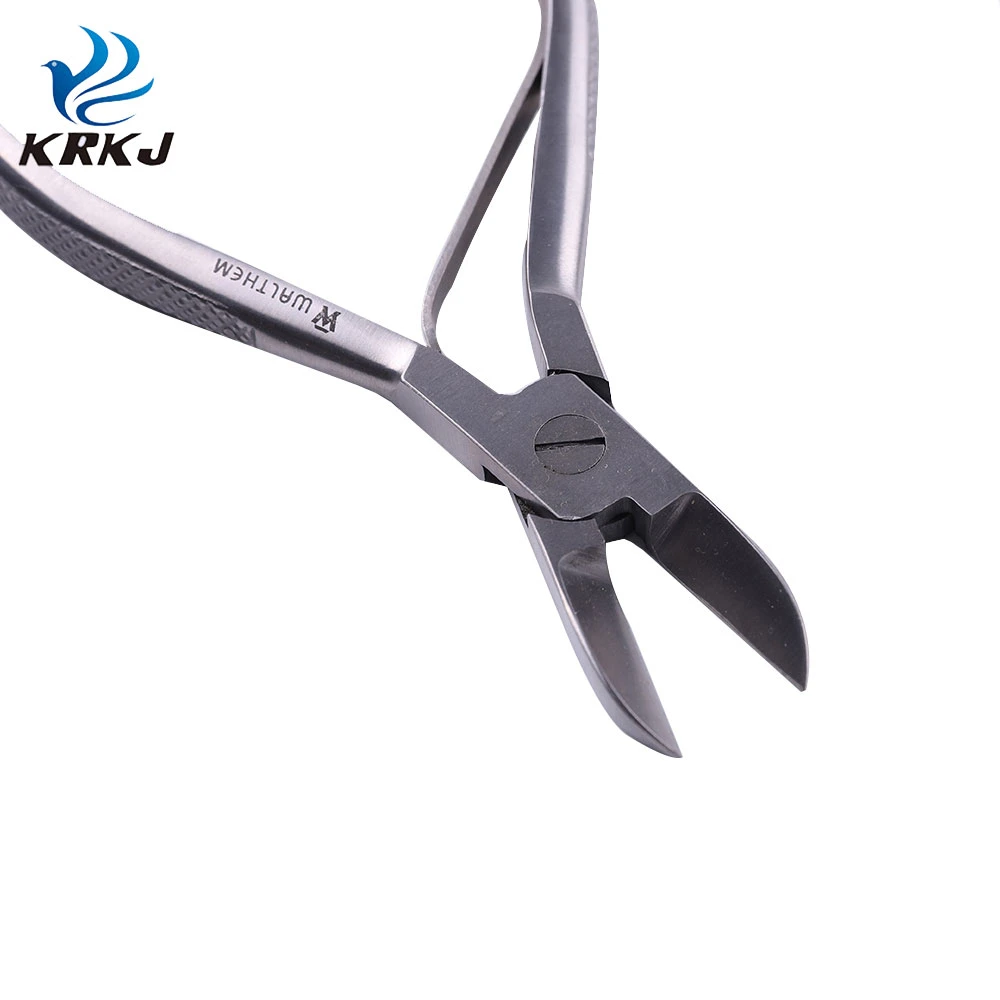 Kd713 Hardness Blade Stainless Steel Pig Hog Piglet Sow Tooth Cutter Cutting Plier with Spring Sheet