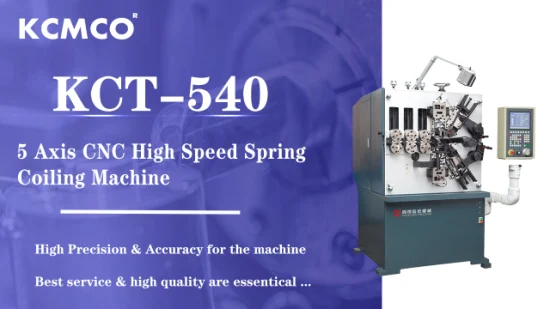 Hochleistungs-Druckfedermaschine mit japanischem Servomotor / KCMCO CNC-Federwickelmaschinen