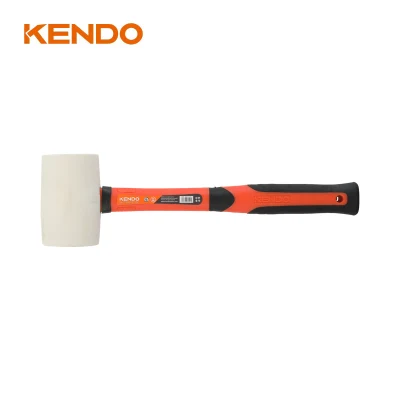 Weißer Gummihammer von Kendo, ideal für Fliesenverlegung, Bauwesen, Holzbearbeitung und Automobilanwendungen